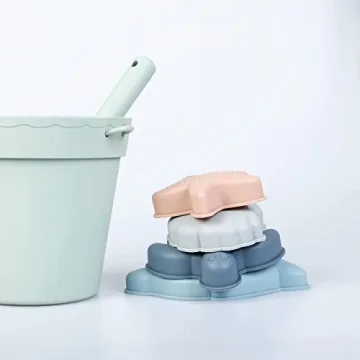 BLUE GINKGO Silicone Beach Toys for Kids | Travel Friendly Set