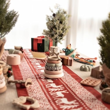 Moonkie Soft Stacking Rings Teething Toy for Babies