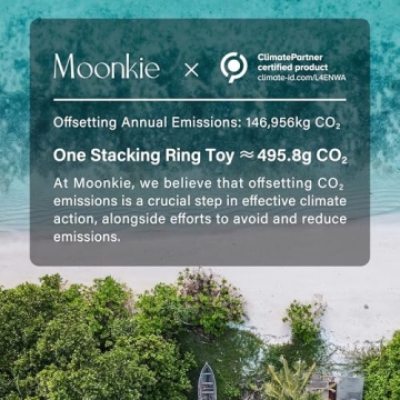 Moonkie Soft Stacking Rings Teething Toy for Babies