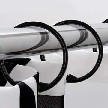 Qulable Shower Curtain Rings - Effortless Hooking and Durability