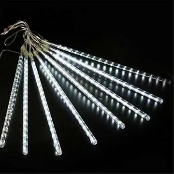 Twinkle Star Meteor Shower Lights - 288 LED Outdoor Decor