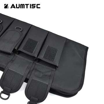 AUMTISC Tactical Soft Rifle Gun Case for Scoped Firearms