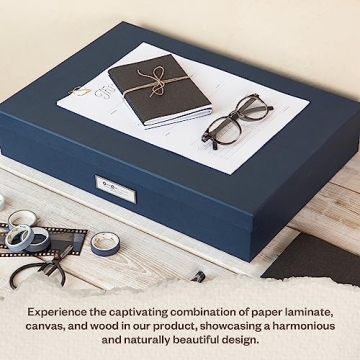 Bigso Sverker Storage Box - Elegant & Durable Document Organizer