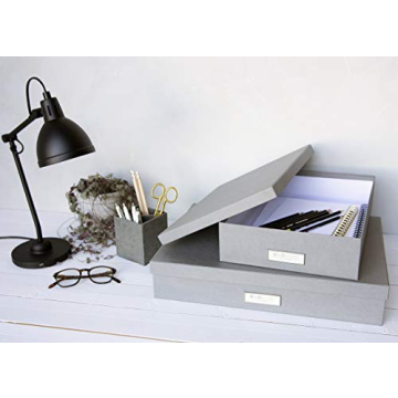 Bigso Sverker Storage Box - Elegant & Durable Document Organizer