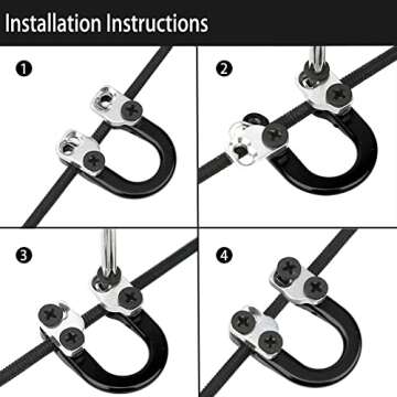 HRCHCG Archery Compound Bow D Loop - Durable Bow Accessory