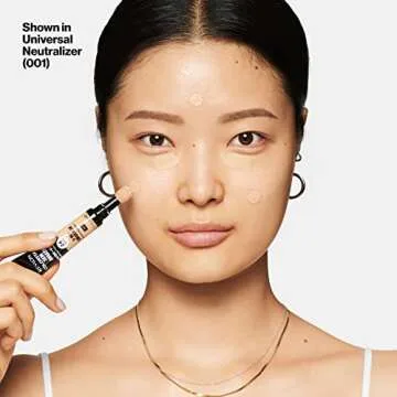 Revlon ColorStay Skin Awaken 5-in-1 Concealer, Lightweight, Creamy Longlasting Face Makeup with Caffeine & Vitamin C, For Imperfections, Dark Circles & Redness, 001 Universal Neutralizer, 0.27 Fl Oz