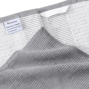 Homaxy Premium Cotton Kitchen Towels 6 Pack