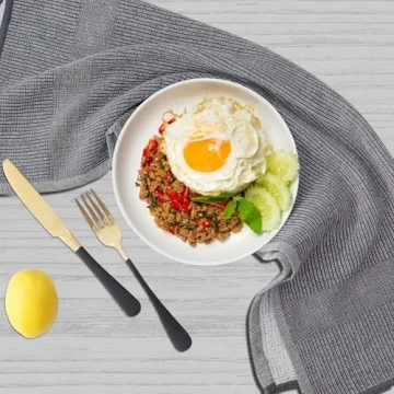 Homaxy Premium Cotton Kitchen Towels 6 Pack