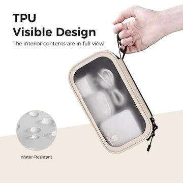 Pack All Clear Electronics Organizer for Travel and Work