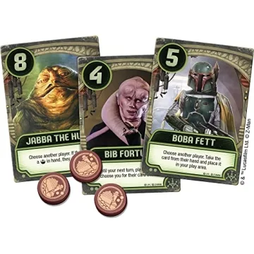 Z-Man Games Jabba's Palace A Love Letter Game - Rebel Bravery and Vile Deceit! Strategy Game for Kids and Adults Set in The Star Wars Universe, Ages 10+, 2-6 Players, 20 Minute Playtime, Made