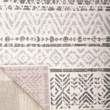 Rugshop Geometric Boho Area Rug 5' x 7' - Stylish & Durable