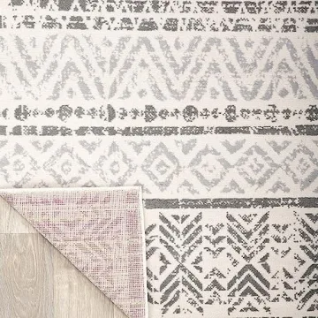 Rugshop Geometric Boho Area Rug 5' x 7' - Stylish & Durable