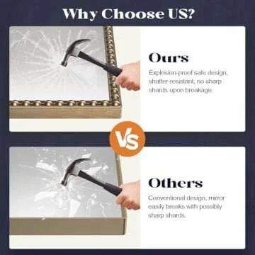 Stunning Brauthon Beaded Arched Wall Mirror