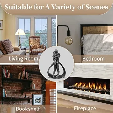 Shinesorc Romantic Couple Sculpture Gift for Special Occasions