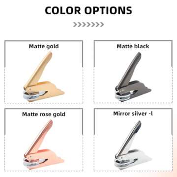 Personalized ROSEEKA Custom Book Embosser - Elegant & Unique