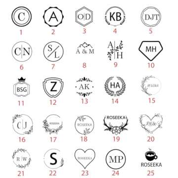 Personalized ROSEEKA Custom Book Embosser - Elegant & Unique