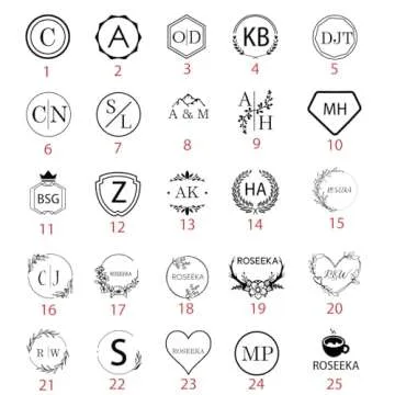 Personalized ROSEEKA Custom Book Embosser - Elegant & Unique