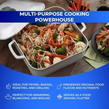 Universal Unique Square Caldero | 6 Quart Multi-Function Pot