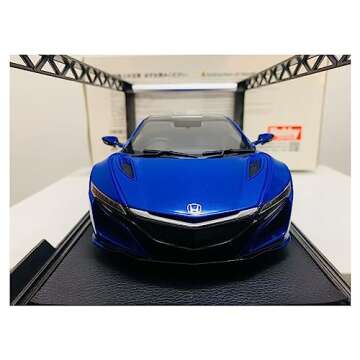 OIMOLO Scale Car Models for Honda NSX 1:18 Scale Resin Model Car Bar Cafe Scene Decoration Display P...