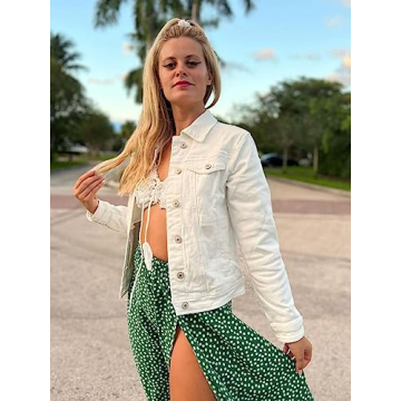 Stylish Luvamia Women's Denim Jacket - Casual and Chic