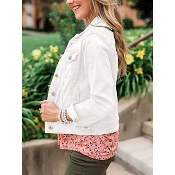 Stylish Luvamia Women's Denim Jacket - Casual and Chic