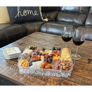 Prodyne On Ice Charcuterie & Deviled Eggs Platter Set