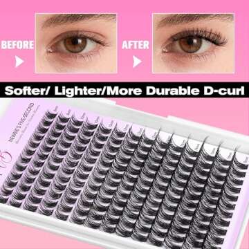 VEYESBEAUTY Eyelash Extensions Easy DIY False Lashes