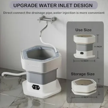 Compact Portable Washing Machine - 10L
