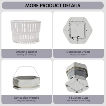 Compact Portable Washing Machine - 10L
