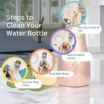 Pure Copper Water Bottle for Healing & Hydration