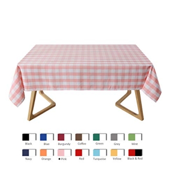 Maxmill Checkered Tablecloth - Stain and Wrinkle Resistant