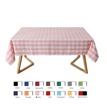 Maxmill Checkered Tablecloth - Stain and Wrinkle Resistant
