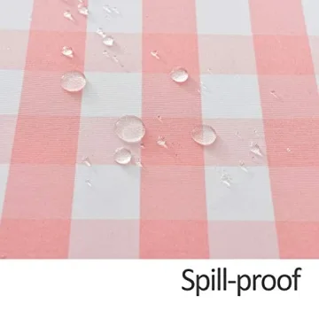 Maxmill Checkered Tablecloth - Stain and Wrinkle Resistant