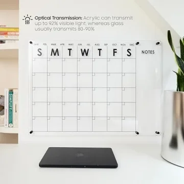 Stylish Oversize Acrylic Wall Calendar for Easy Planning