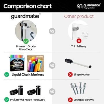 Stylish Oversize Acrylic Wall Calendar for Easy Planning