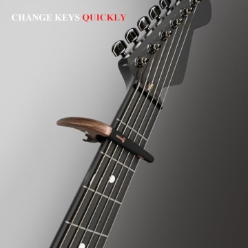 Stylish Rosewood Capo for Guitars - Effortless Key Changes