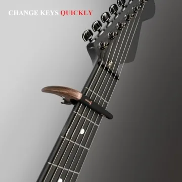 Stylish Rosewood Capo for Guitars - Effortless Key Changes