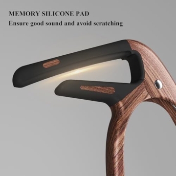 Stylish Rosewood Capo for Guitars - Effortless Key Changes
