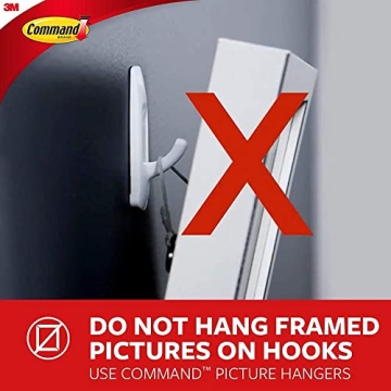 Command Medium Wire Hooks for Damage Free Hanging Solutions