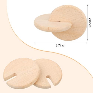 Montessori Wooden Rattle Interlocking Discs Baby Teether Toy