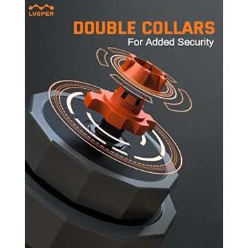 Lusper Dumbbell Set Adjustable Weights, 66LB Free Weight with 3 Modes, for Home Gym, Multiweight Used as Barbell, Kettlebell Star Collars, Fitness Exercise Equipment Men and Women