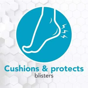 All Health All Health Extreme Hydrocolloid Gel Blister Cushion Bandages, Assorted Sizes Variety Pack, 12 ct | Long Lasting Protection Against Rubbing and Friction for Blisters