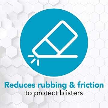 All Health All Health Extreme Hydrocolloid Gel Blister Cushion Bandages, Assorted Sizes Variety Pack, 12 ct | Long Lasting Protection Against Rubbing and Friction for Blisters