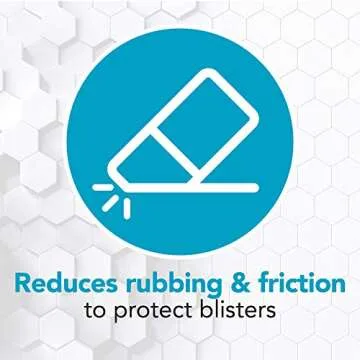 All Health All Health Extreme Hydrocolloid Gel Blister Cushion Bandages, Assorted Sizes Variety Pack, 12 ct | Long Lasting Protection Against Rubbing and Friction for Blisters