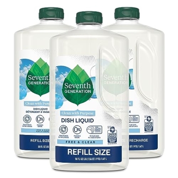 Seventh Generation Fragrance-Free Dish Soap 50oz Triple Pack