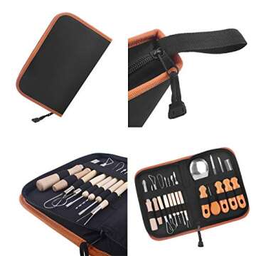 Elmchee Halloween Pumpkin Carving Tools - 13 Piece Kit for All Ages