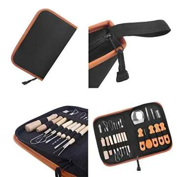 Elmchee Halloween Pumpkin Carving Tools - 13 Piece Kit for All Ages