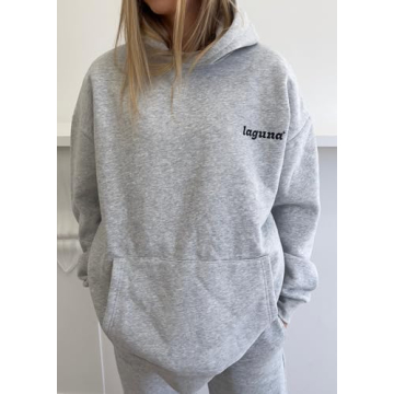 DSORVICD Women Y2k Oversized Graphic Hoodie for Casual Style