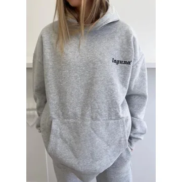 DSORVICD Women Y2k Oversized Graphic Hoodie for Casual Style