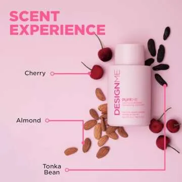 Design.Me PUFF.ME Volumizing Shampoo | Adds Body, Bounce & Volume for Fuller, Thicker Hair| For Fine & Medium Hair | Boosts Shine | Color-Safe, Lightweight Formula | Vegan, Paraben & Sulfate Free